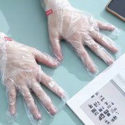 均码通用送固定贴一次性加厚PE手膜套--100只装